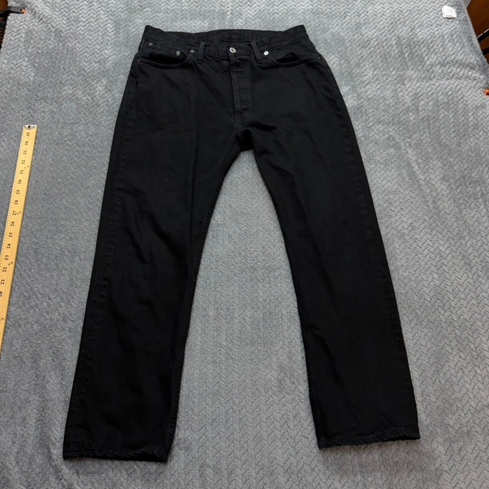 3sixteen CT-122x Men 32x27 Black Shadow Selvedge Classic Taper Jeans Made in USA
